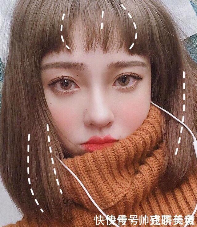 女生|脸大的女生,试试这5款“万能刘海”发型,巨显脸小