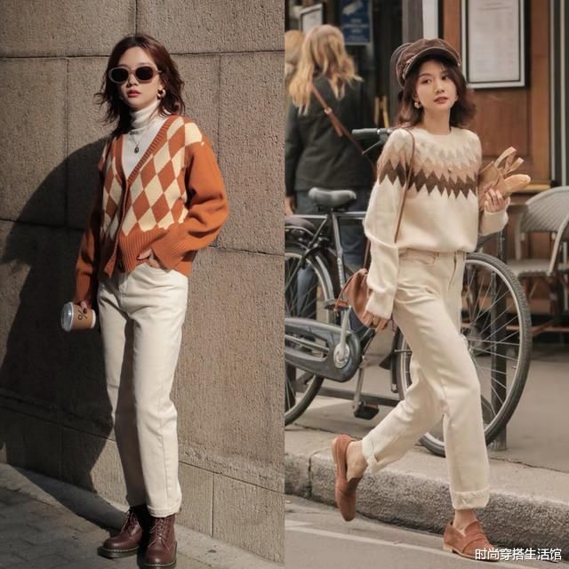 这才是40岁女人该有的打扮，“短上衣+裤子”，简约大方显气质