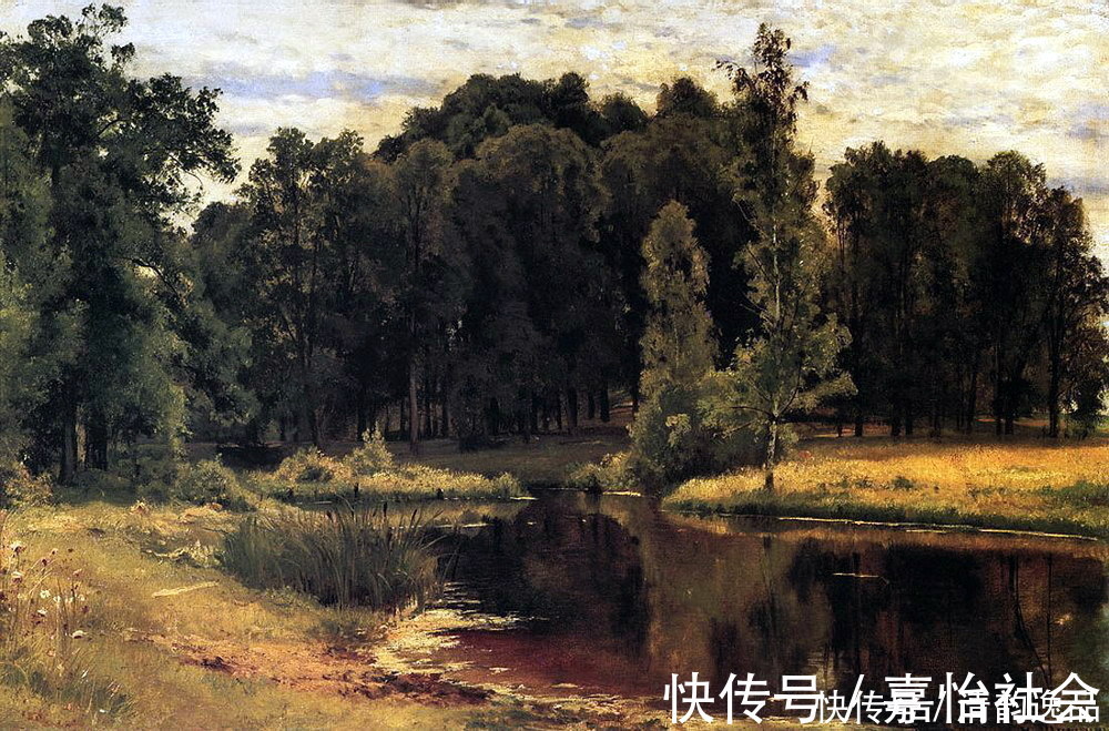 油画&俄罗斯油画大师,伊凡·伊凡诺维奇·希施金,风景油画作品选集
