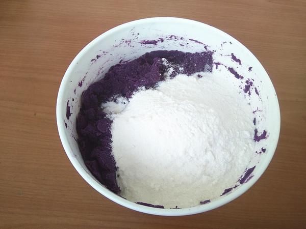 甜糯|1个紫薯,4勺糯米粉,不用烤箱,不用炸,甜糯松软,比蛋糕好吃