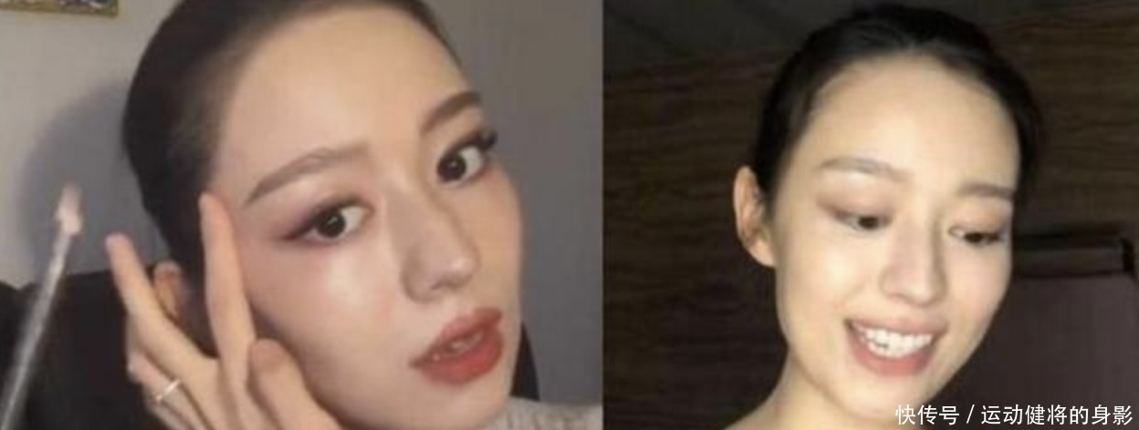 妆感|吉娜真是放开了!大方卸掉假睫毛,看到素颜真容,难怪妆感那么重