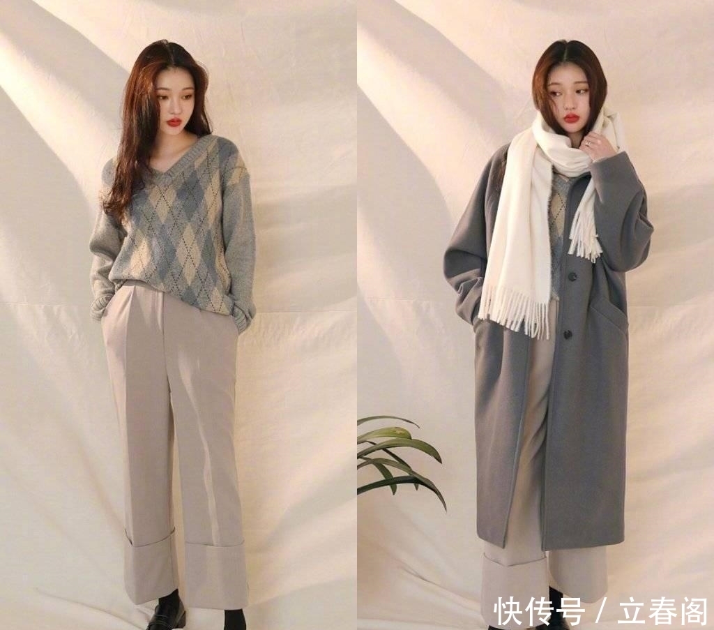 搭配是非常|轻熟风搭配,让这个冬天变得优雅起来吧!