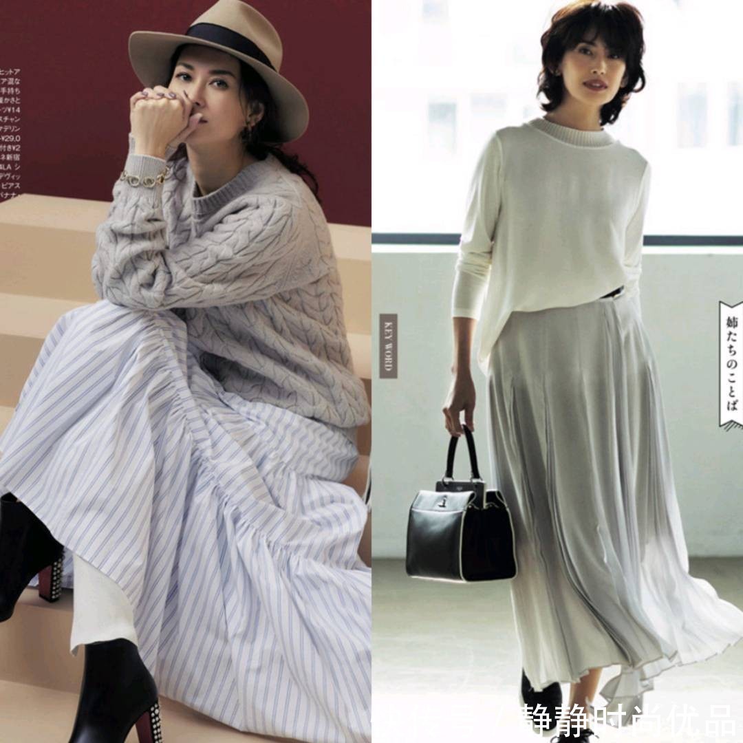 造型 50+女性秋天穿“针织衫”!这3个搭配小tips,让造型脱胎换骨