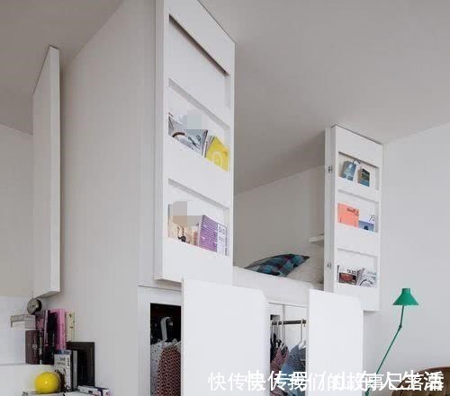 衣帽间|床铺抬高1米，下面装抽拉式衣柜，一地能2用，怎么算自己都赚大了！