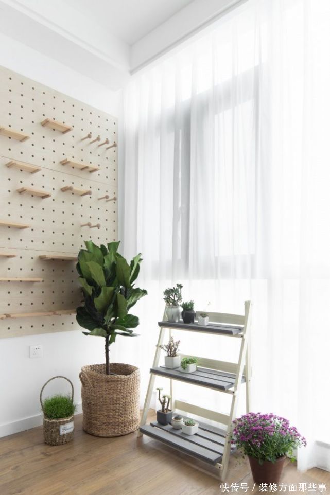 装饰画|120㎡北欧风三居室，客厅电视墙连接吧台，时尚又创意十足！