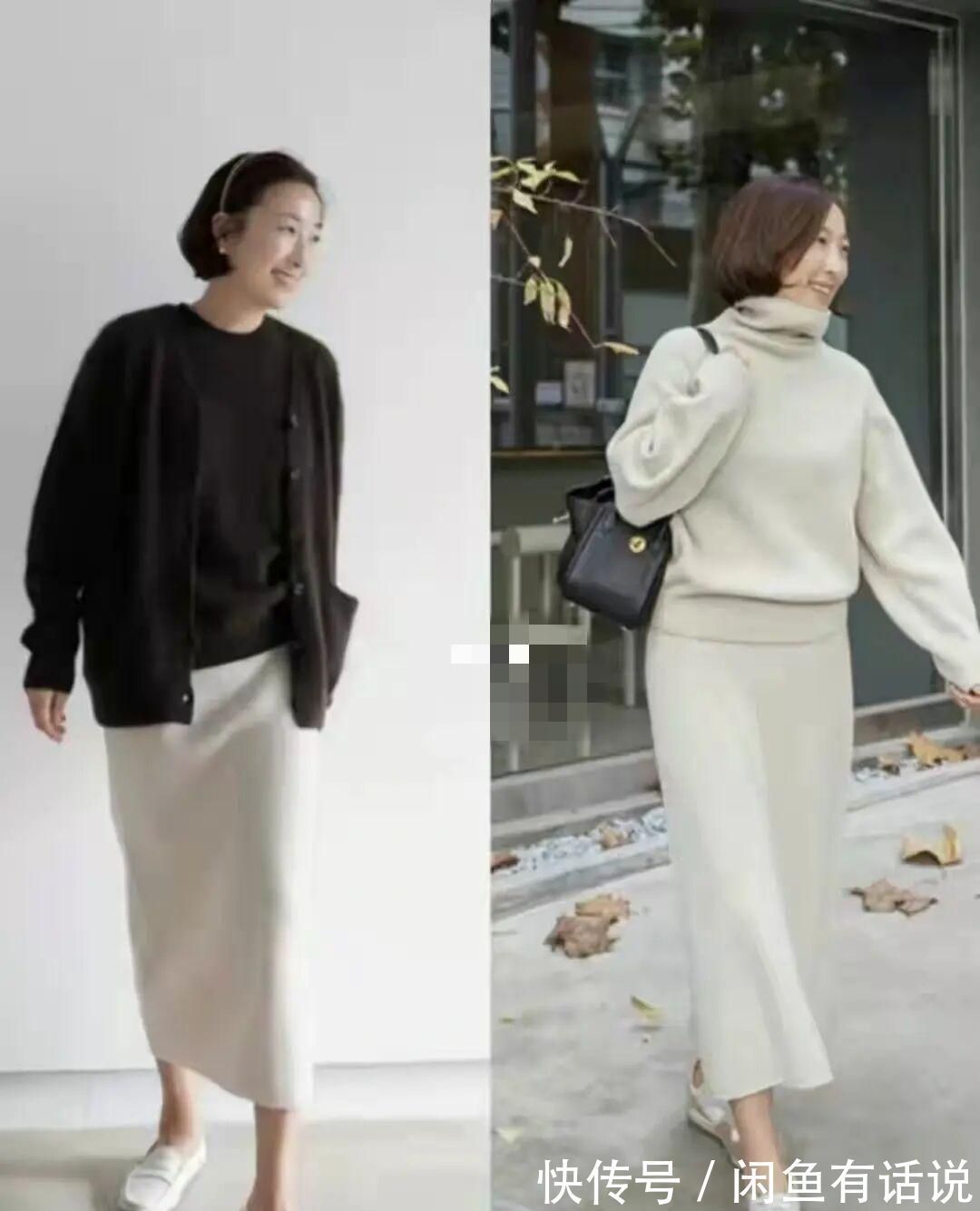 韩国|中年阿姨别穿太艳,学50岁韩国博主穿“素色”更耐看,优雅又高级