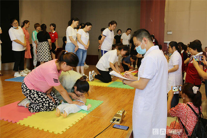 应急|济南市第二妇幼保健院钢城分院开展托幼机构应急知识与技能培训班