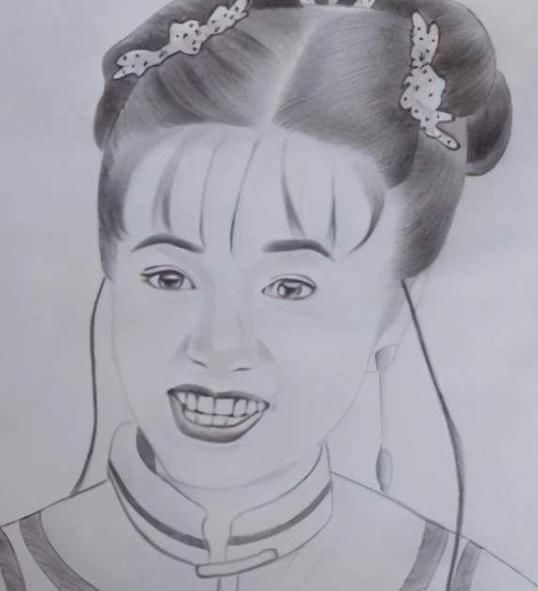 蒙娜丽莎的微笑@当美术生画到一半懒得画了,画风逐渐走向沙雕化,终究是错付了