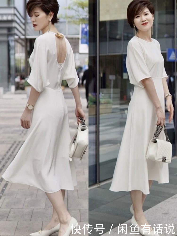 凸显|50岁女人别总穿碎花裙,先看清自己的身材,挑对裙子才是时髦阿姨