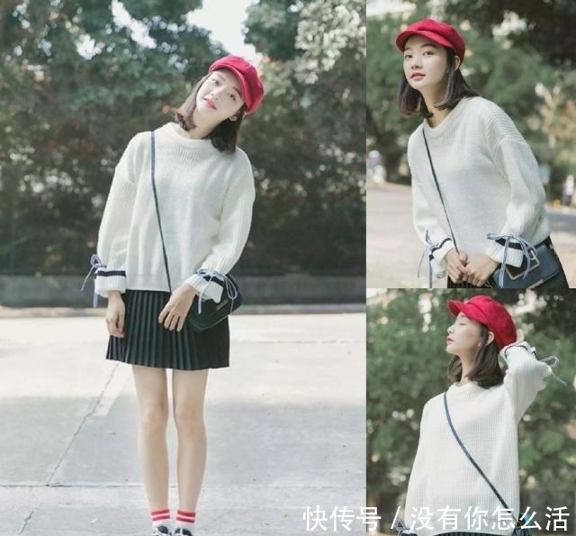 毛衣搭配针织裙最in,减龄又显瘦,谁穿谁先美!