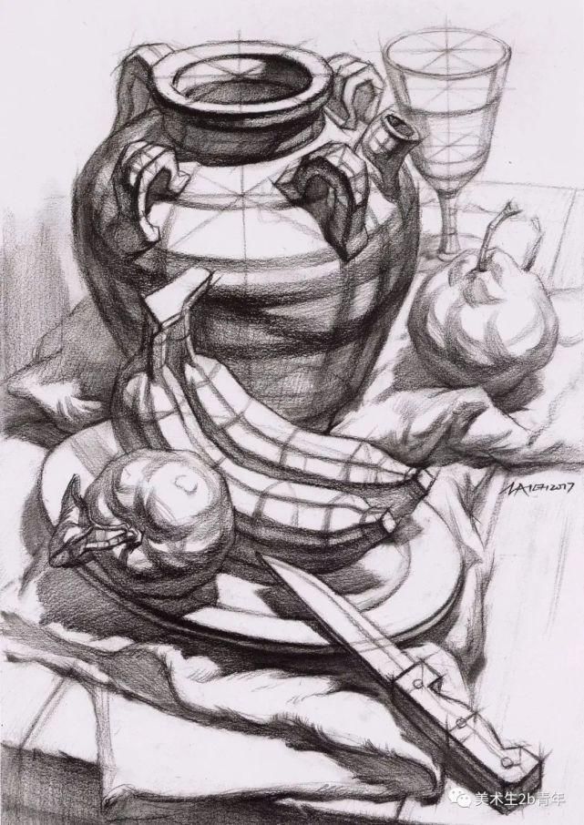 结构$画素描结构那么枯燥为什么还要画?这样想你就错了?