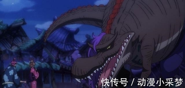 和之国|大将绿牛来到和之国,一招灭了佩吉万,海贼王这张同人图火了