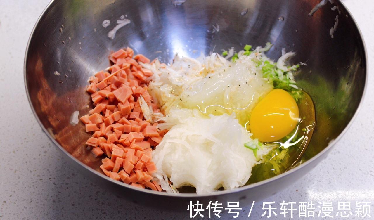 白萝卜丝咸什 ,夏季养生饮食,当早餐快捷又方便