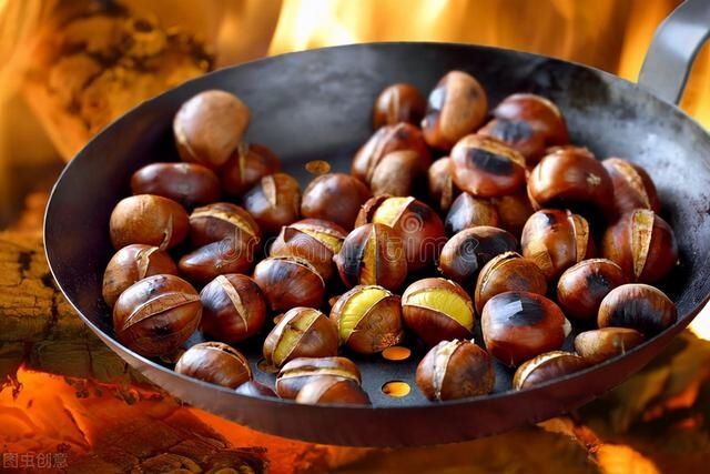 烤栗子|九月宁可少吃肉，也要多吃这个果子，香甜粉糯健脾胃，不懂吃亏了