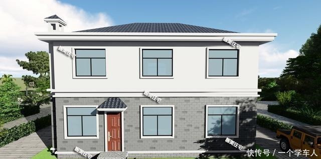 乡村|一款120平的二层别墅，适合父母养老，100%的乡村满意度！