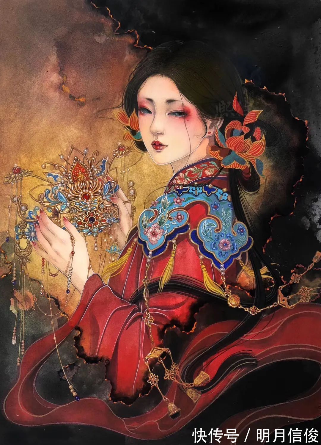 熙往$好撩人的眼神啊,她笔尖下的女妖,个个美成凡间精灵