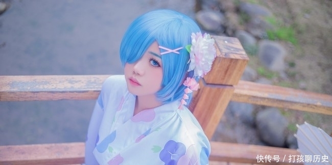 蕾姆|如果真爱有颜色，那么一定是蓝色！——蕾姆 浴衣cosplay