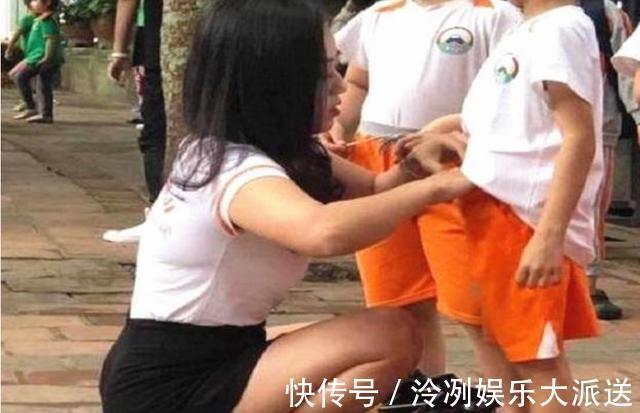 儿子|年轻妈妈接5岁儿子放学,却被同学们取笑你妈干脆别穿衣服