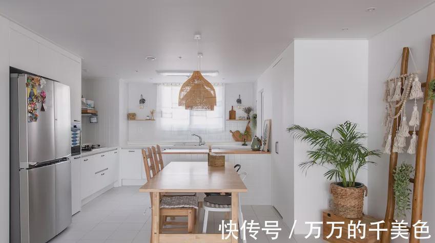 矮墙|典型的韩国年轻人的“网红婚房”设计,126㎡不是豪装,胜在耐看