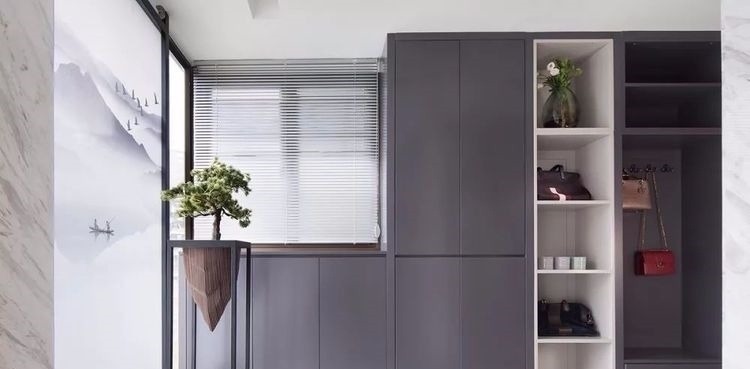 小灵儿|玄关鞋柜+衣柜的3种组合设计，家里不装真的好可惜