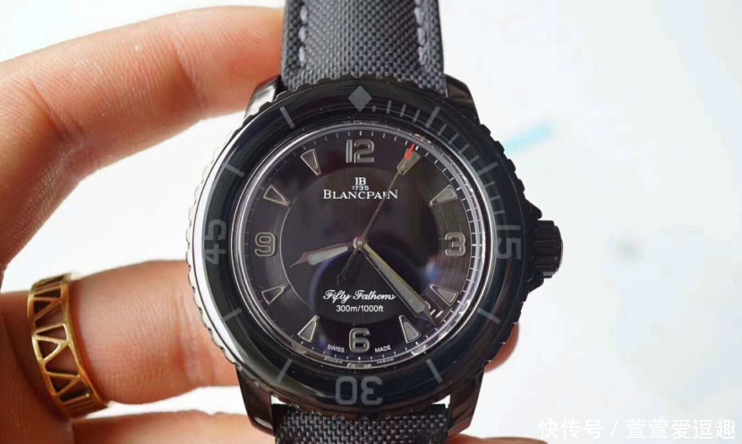 潜水|最神秘的一款宝珀五十噚,黑武士潜水表,神秘感十足
