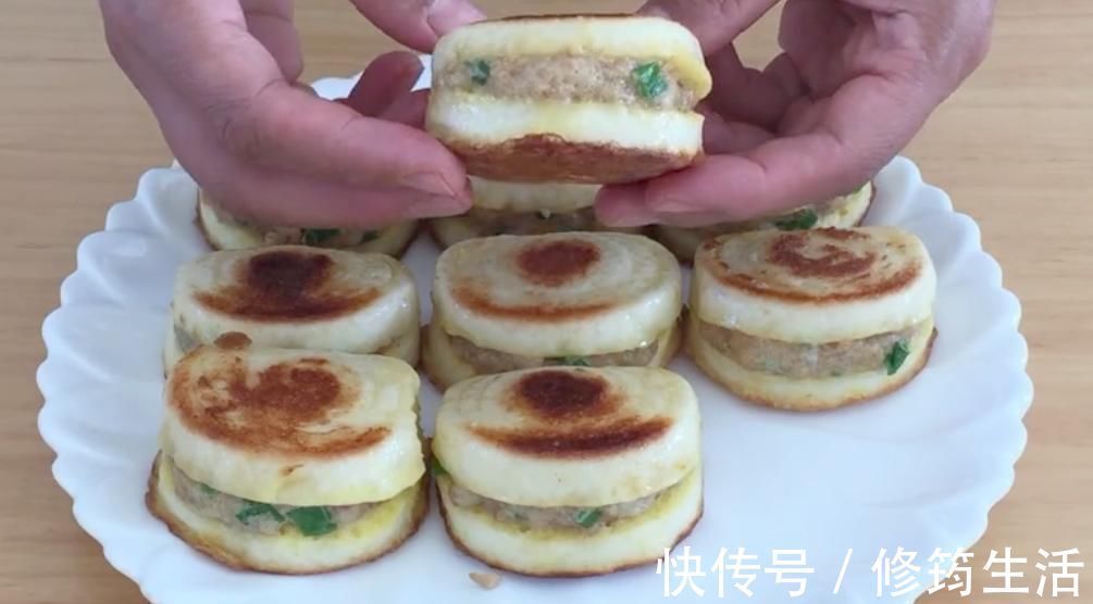 盖儿|馒头新吃法,比肉夹馍还好吃,外酥里嫩,鲜香美味,早起做一锅