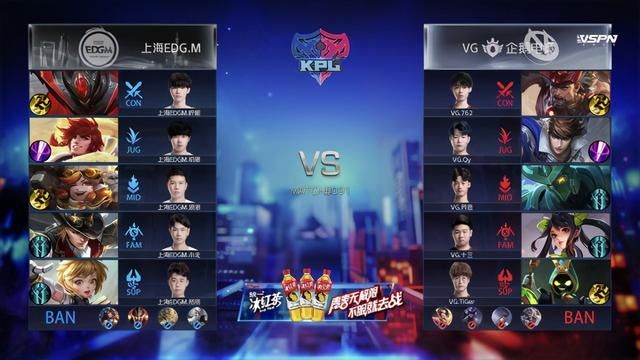 KPL|KPL：“野王”Qy升至MVP榜第一 VG3:1战胜EDGM