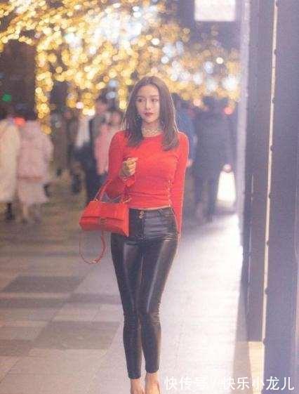 打底裤 明艳动人的打底裤穿搭更是让人心动,简单搭配就足够美,减龄优雅