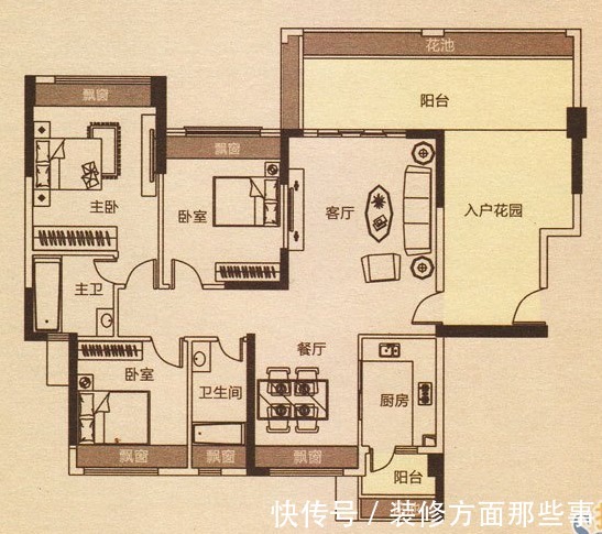 轻奢风|129平轻奢三居室，从细微处感受到家居的点睛之笔