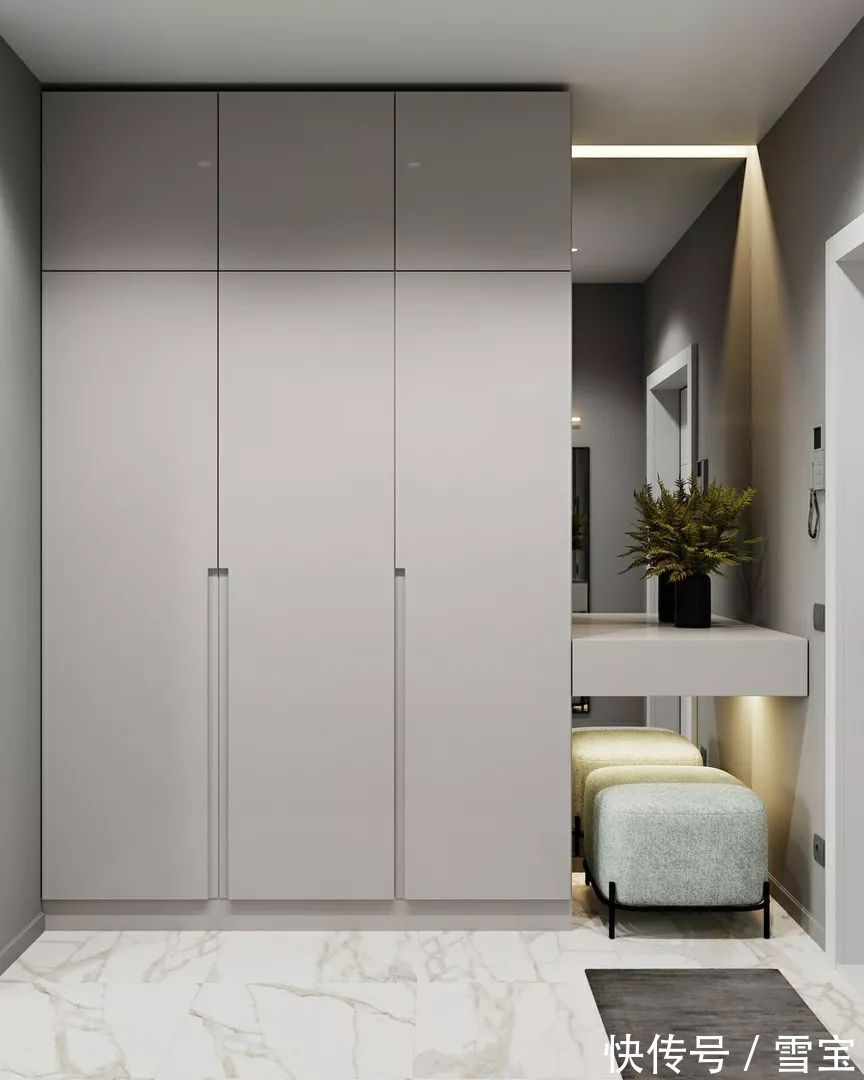 鞋柜|定制衣柜十大品牌:入户鞋柜+衣帽柜,多出一个衣帽间!