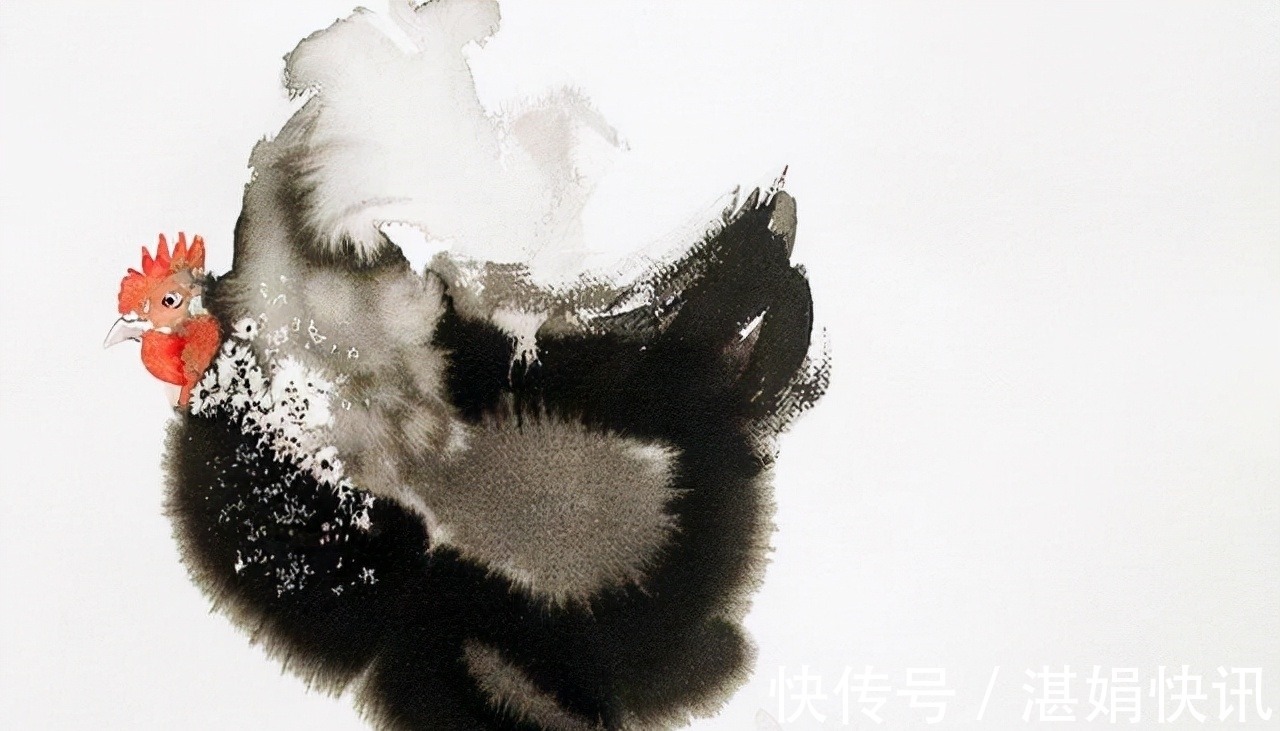 恩德雷!水墨是中国传统绘画,老外用它画动物——别说另有一番意境