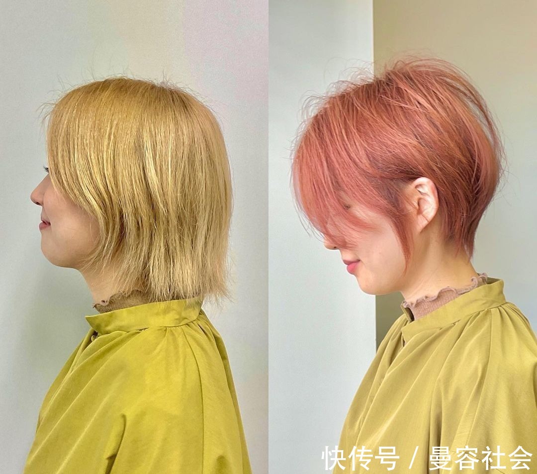 染发 发型这样换,效果就是不一样,美到就像变个人