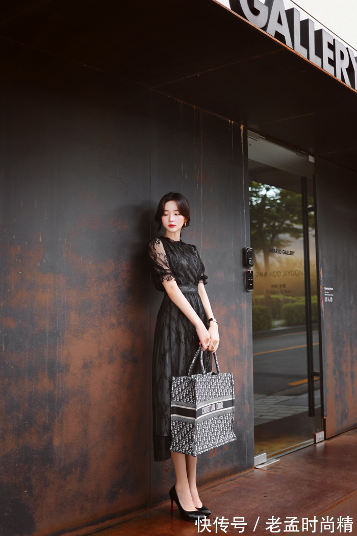 淑女|这条裙子也太仙了吧,无论年龄大小,都能展现出浪漫温柔的淑女感