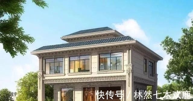 罗马柱|拒绝千篇一律,盖一座让大家都羡慕的别墅,功能齐全,外形端庄