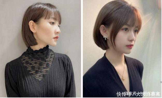 「美发图鉴」最减龄的少女发型,请认准“齐脸短发”