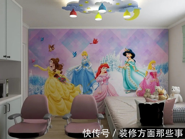 餐厅|90平现代风二居室,餐厅温馨,女儿房设计童趣十足