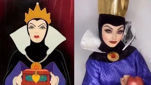 小姐姐挑战迪士尼公主仿妆COS,作品秒破次元壁,粉丝想娶回家