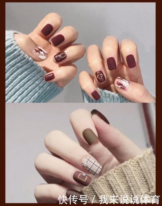 指甲|高级感超强的磨砂美甲,显白又显气质,哪个仙女不爱呢