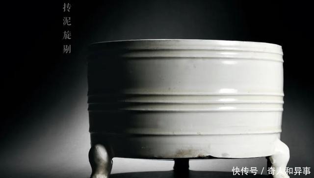 弦纹|中贸圣佳2021春拍重点推荐白釉旋剔弦纹尊!