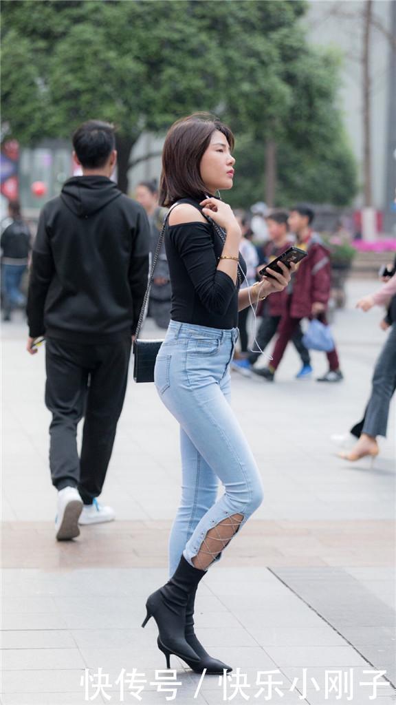 大气|黑色高领露肩上衣，简洁而不失优雅，更显高端大气尚简约