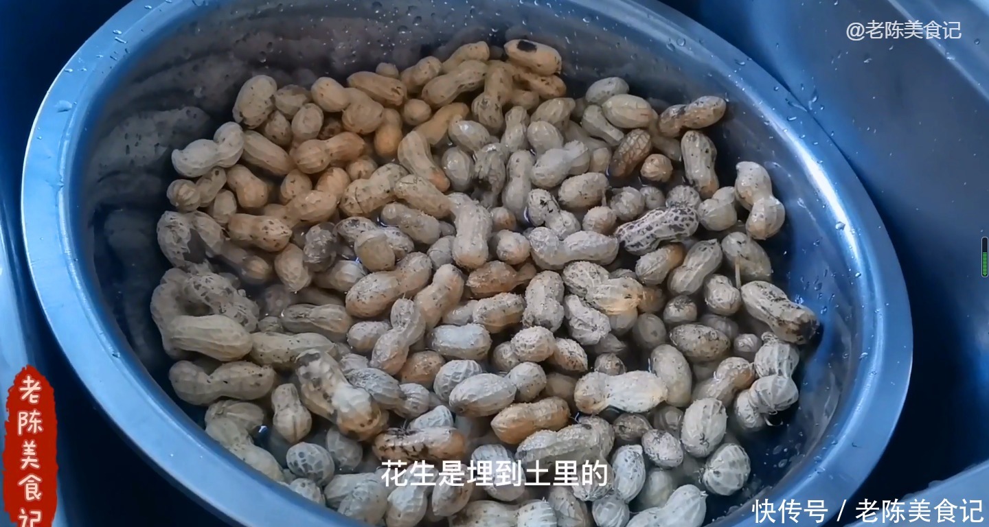 老陈美食:水煮花生好吃入味有诀窍,香糯省时,一般我不告诉你
