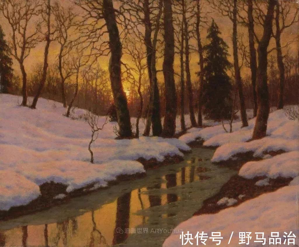 伦敦时报$这位俄罗斯画家，不愧为光与雪的大师！