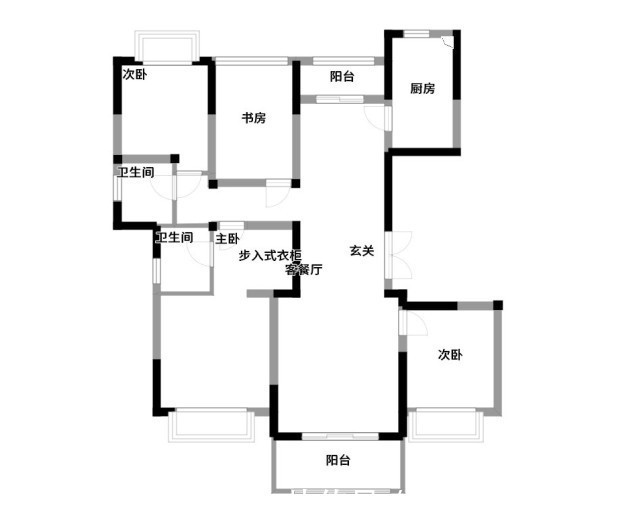 现代风|145平现代风四居室,以极简的主调把空间元素融合优雅大气