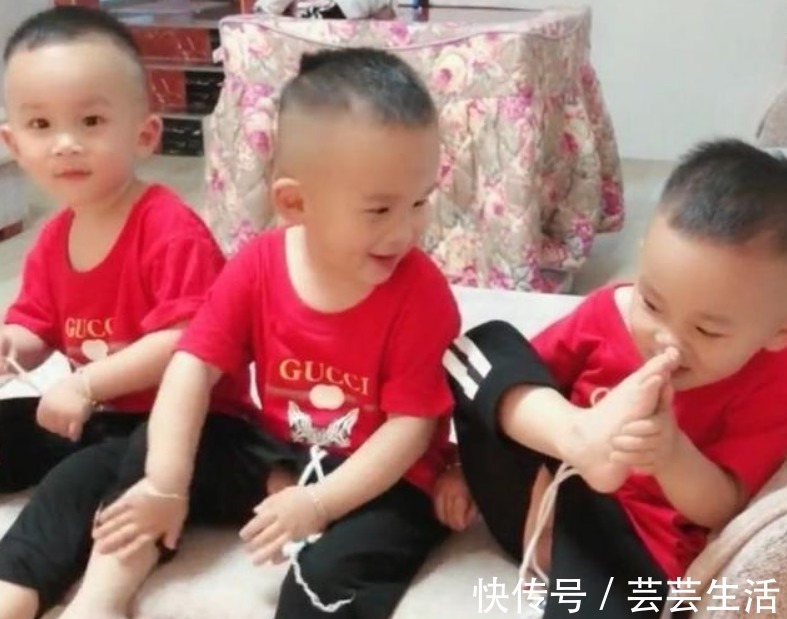 创造性|全家认不清三胞胎小子，舅舅的办法很灵光，父母：我们咋没想到？
