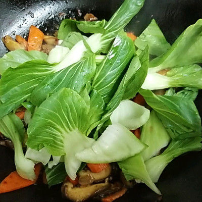 #清香麻爽秒入魂#藤椒香菇油菜