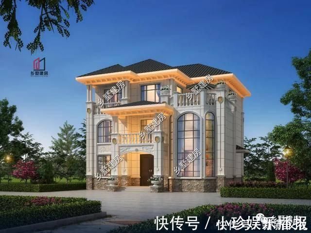 主卧|有块180平的地就不要浪费了，这栋三层别墅完胜其他农村自建房