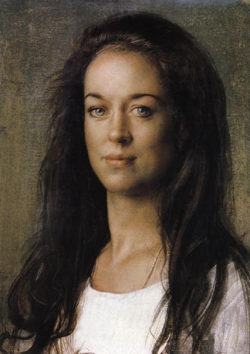 人像&意大利画家 皮埃特罗·阿尼戈尼 Pietro Annigoni 经典油画人像