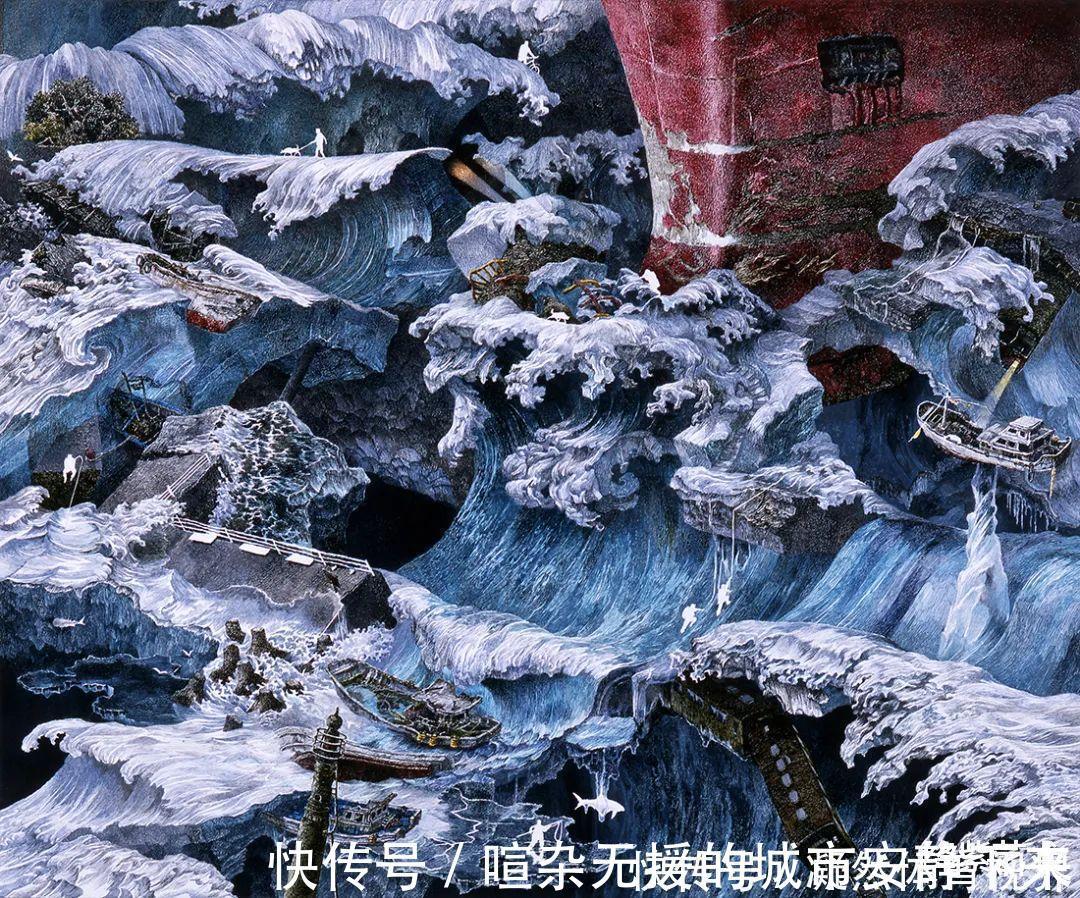 一幅画作&他用整整15年,画了7幅插画,以为是画得慢,事实上画得很快了