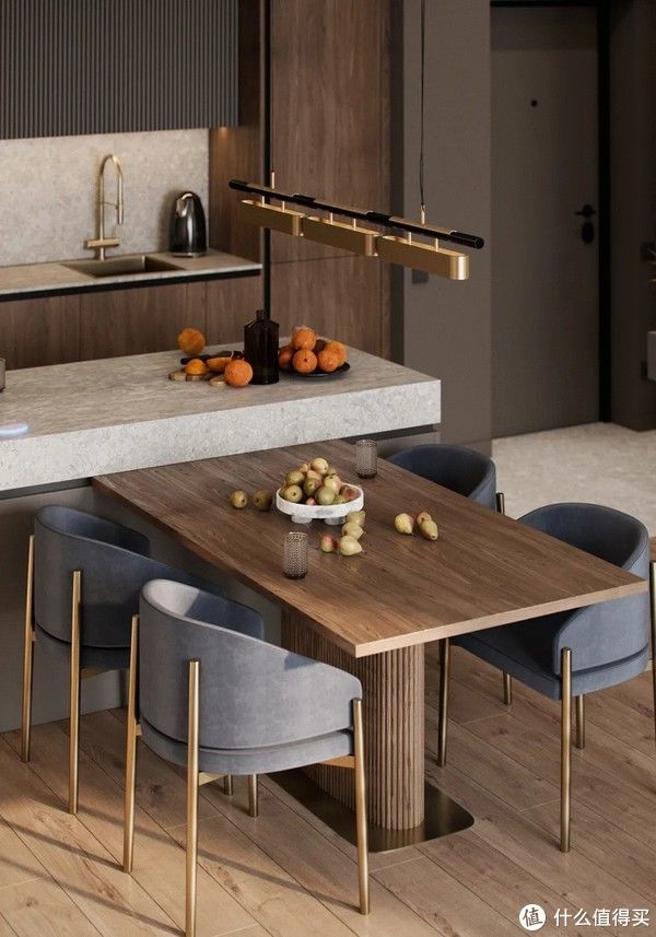 深色系|这对夫妻坚持“轻奢风”,花60万装修115㎡新家,藏不住的高级感