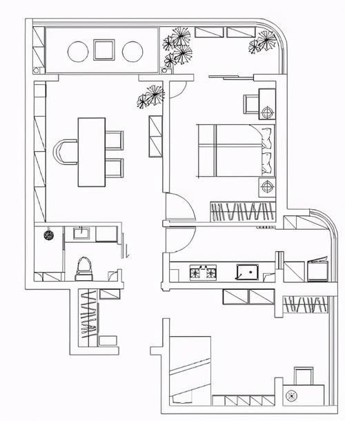 花房|去客厅化，阳台改茶室花房！这套86㎡，比想象中还要温馨舒适